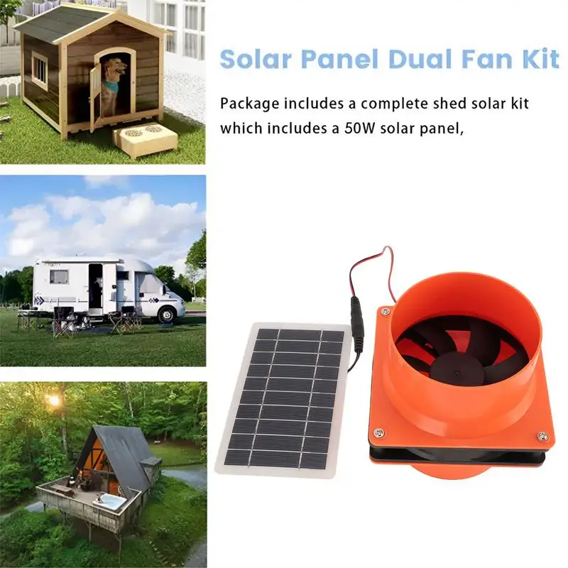 

Solar Powered Fan Solar Roof Vent Fan Silent 50W Exhaust Fan Solar Powered Outdoor Fan silent exhaust fan