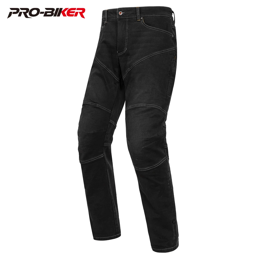 

Motorcycle Pants Man Breathable Riding Pants All-Season Motorcycle Trousers Wear Resistant Riding Jeans With CE Protector