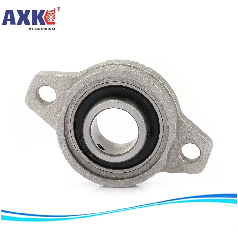 17 mm diameter zinc alloy bearing housings KFL003 flange bearing housings with pillow block