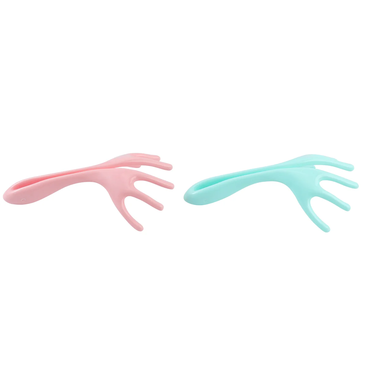 

2pcs Portable Six-Finger Head Claw Massager Scalp Massage Tool Handheld Massager (Random Color) head massager