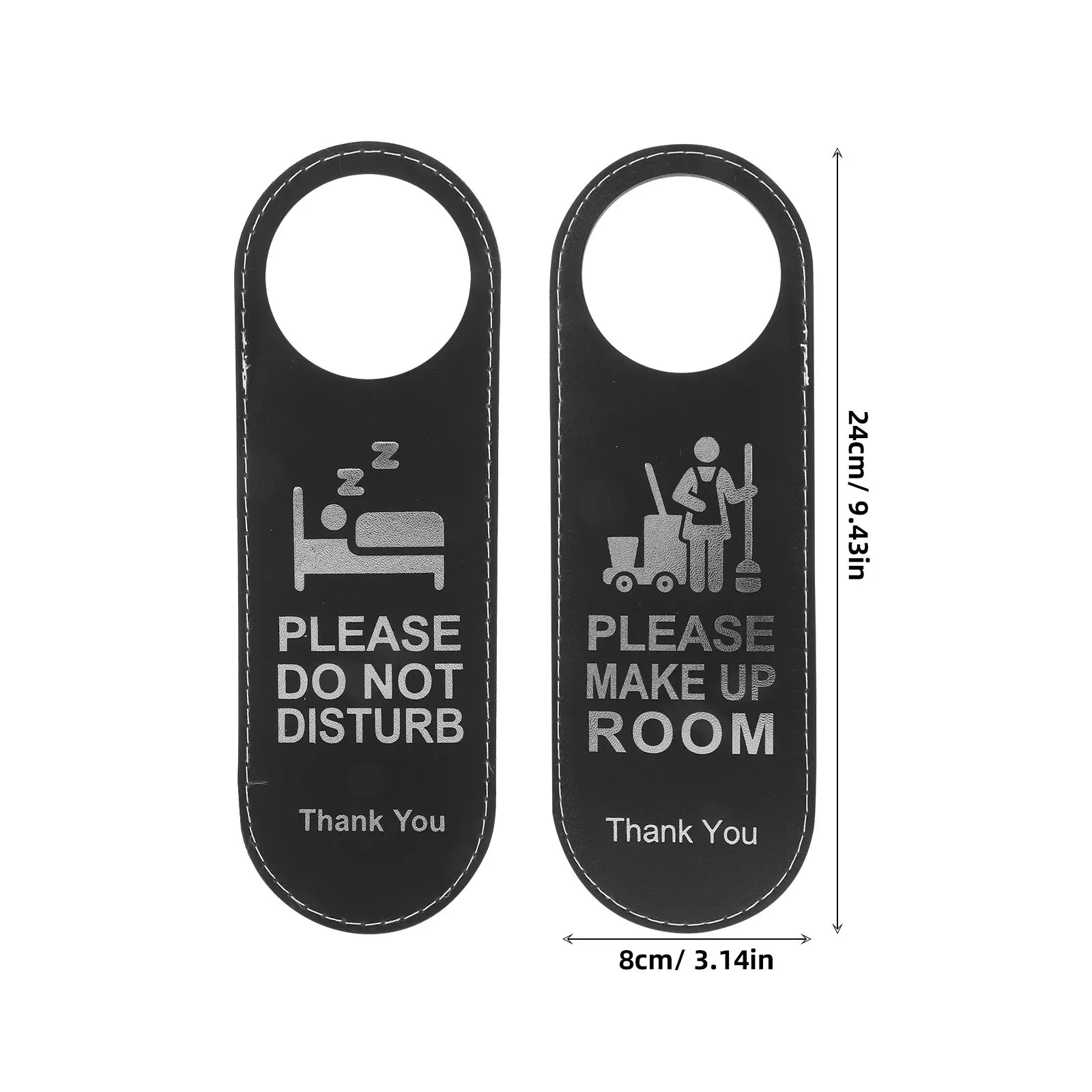 5Pcs Double Sided Hotel Door Signs Do Not Disturb and Please Clean Room Door Hanger Sign for Hotel Do Not Disturb Sign