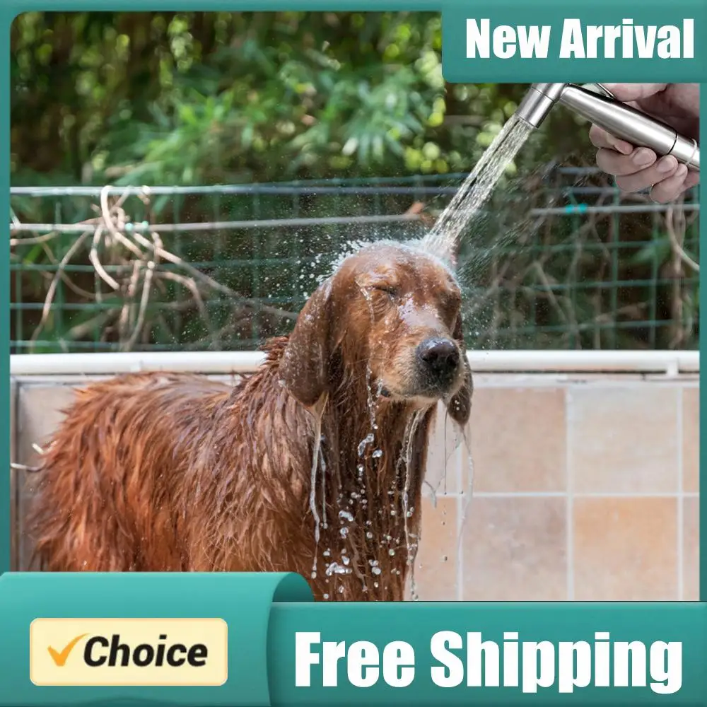 

Stainless Steel Bidet Hand Shower Wear Resist Self Cleaning Bidet Sprayer Set with 2 Way Diverter & Hose for Bidet Toilet Shower