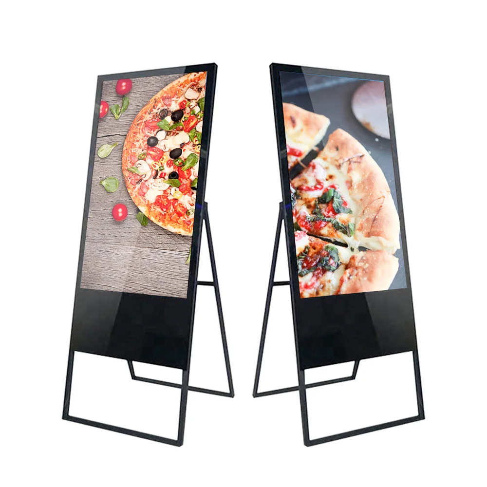 

65 55 49 Inch Portable LCD Commercial Display Touch Screen OEM Digital Signage Menu Board for Indoor Use Advertising Player
