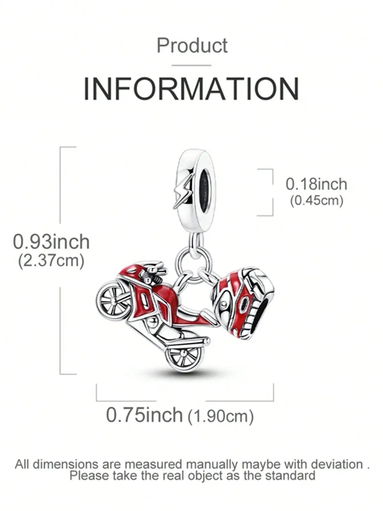 2025 Hot Sale Charms Bead 925 Sterling Silver God of Wealth Motorcycle Fit Bangle Bracelet Necklace DIY Jewelry