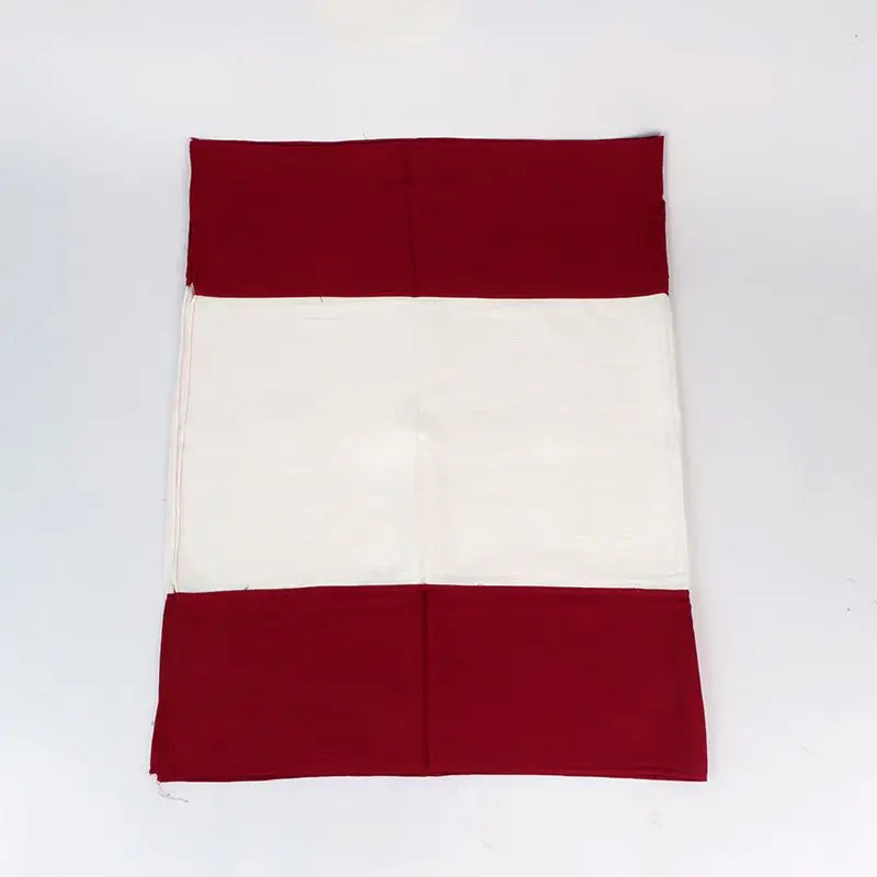 Temple Guru Yogi Suit Szal Czerwono-biały antyczny płaszcz