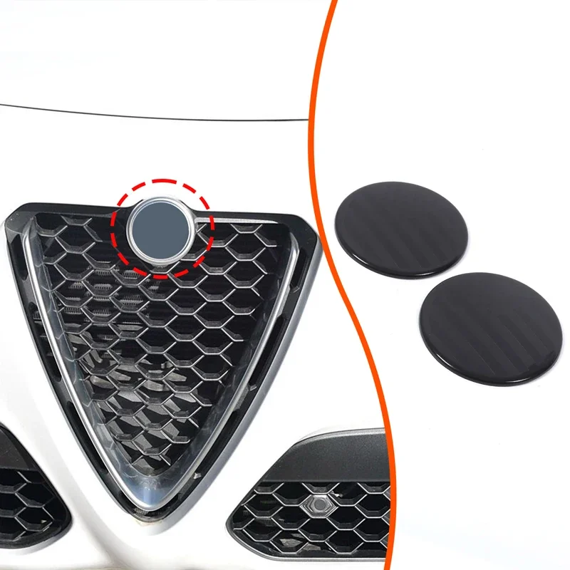 

Для Alfa Romeo Stelvio 2017+ передняя и задняя крышка с логотипом автомобиля Защитный чехол с логотипом автомобиля Защитные аксессуары ABS Черный (флаг США)