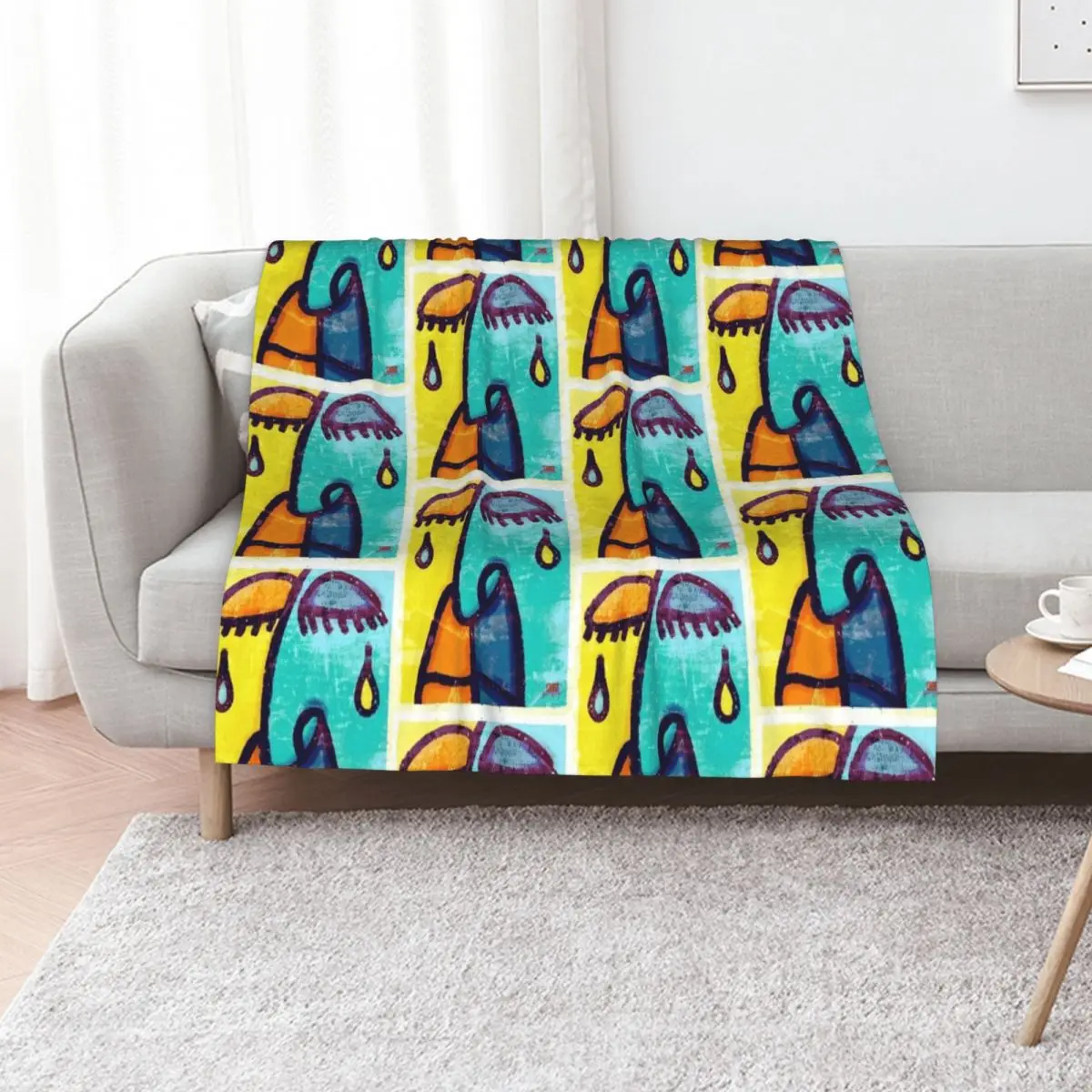 Couverture en fourrure moelleuse Empathy pour chambre à coucher et salon