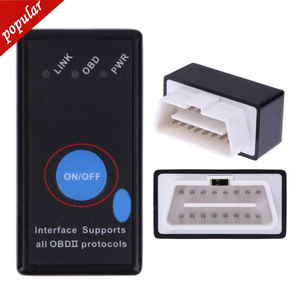 

Super V2.1 Elm327 Bluetooth Elm 327 Obd2 ObdII Can-bus Diagnostic Tool Auto Car Scanner Switch Works On Android Symbian Windows