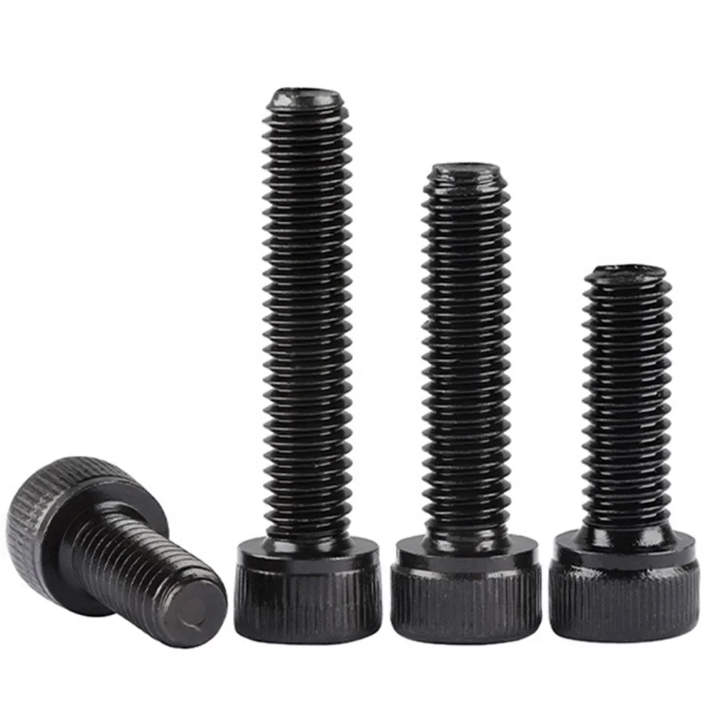 10-100pcs Grade 12.9 Carbon Steel Allen Screw M1.4 M1.6 M2 M2.5 M3 M4 M5 M6 M8 M10 Hexagon Hex Socket Cap Head Screw Bolts