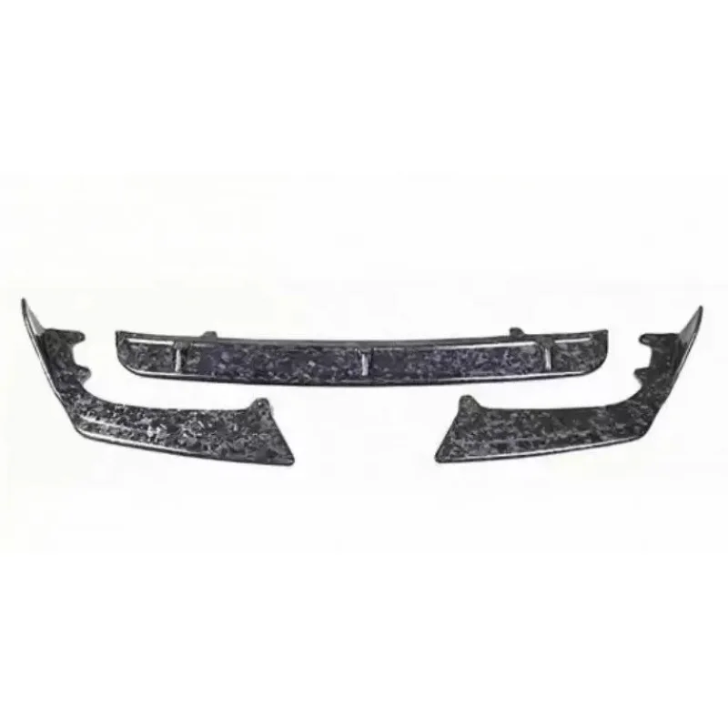 

Premium Refitting Parts Real Carbon Fiber Front Bumper Lip Spoiler Kit Compatible with 2019-2022 F95/F96 X5M/X6M