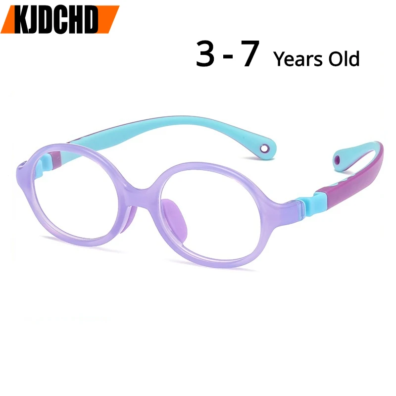 

Children Glasses Frame Myopia Girls Boys Hyperopia Ultra Light Frame Children Amblyopia Students With Glasses For 3-7 Years Old