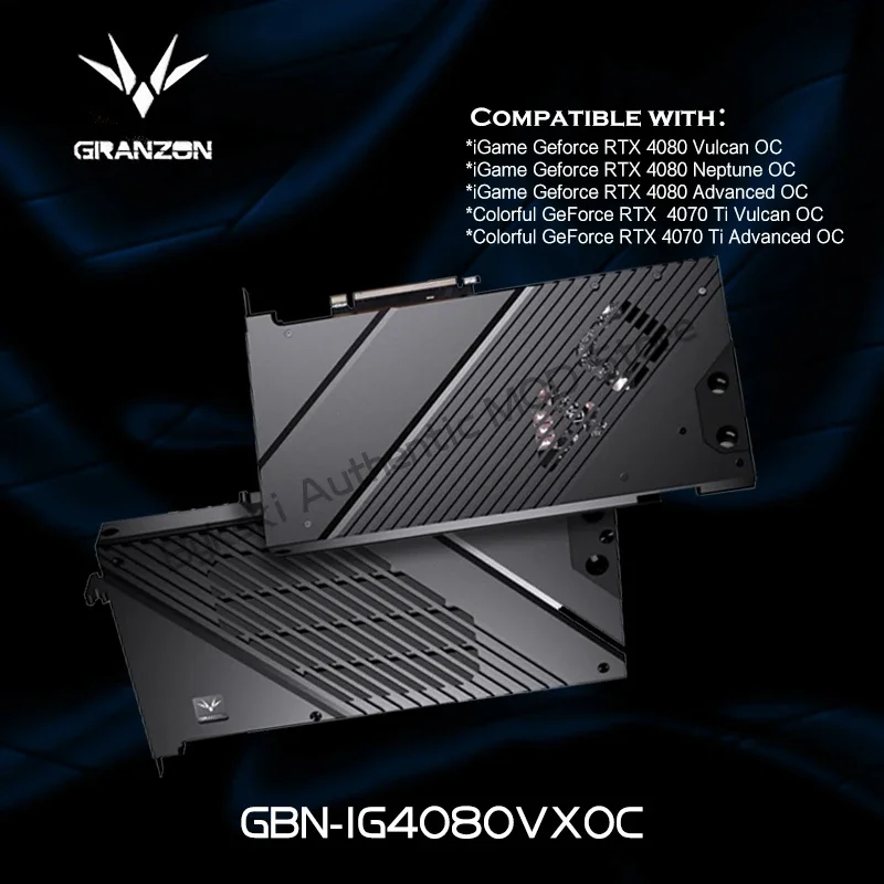 Granzon GBN-IG4080VXOC,4080 GPU Card /Water Cooler For Colorful GeForce RTX 4070Ti 4080 Vulcan /Neptune /Advanced OC VGA Cooler