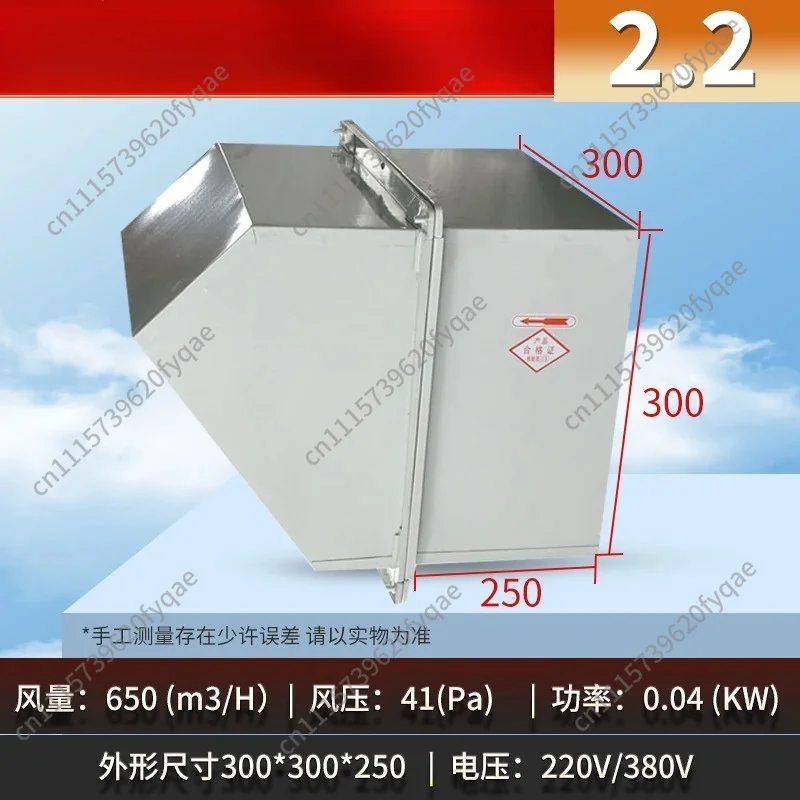 Explosion‑Proof Stainless Steel Wall‑Mount Axial Fan, Side‑Wall Exhaust Ventilator for Industrial Air Exchange Work