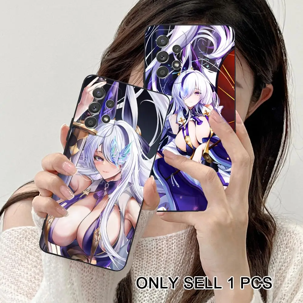Azur Lane Unzen Phone Case for Samsung Galaxy A57 56 55 54 53 52 51 37 36 35 34 33 32 31 5G Soft TPU Shockproof Cover