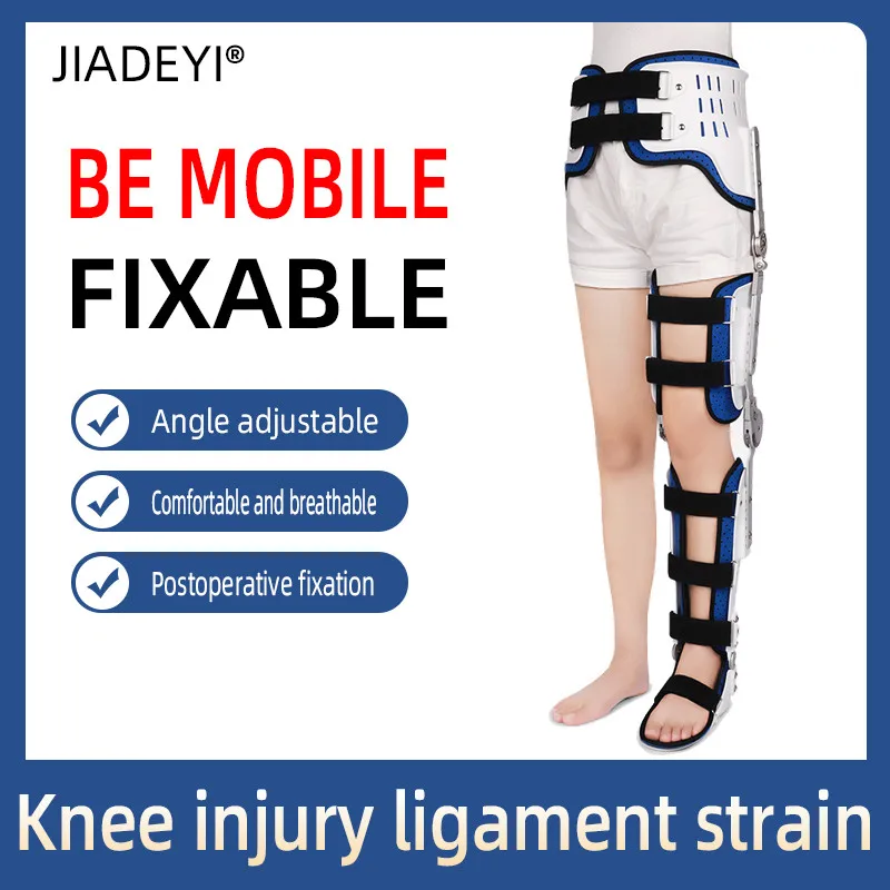 Adjustable Orthosis Leg Fracture Orthopedic Hip Knee Ankle And Foot Fixation Support Brace