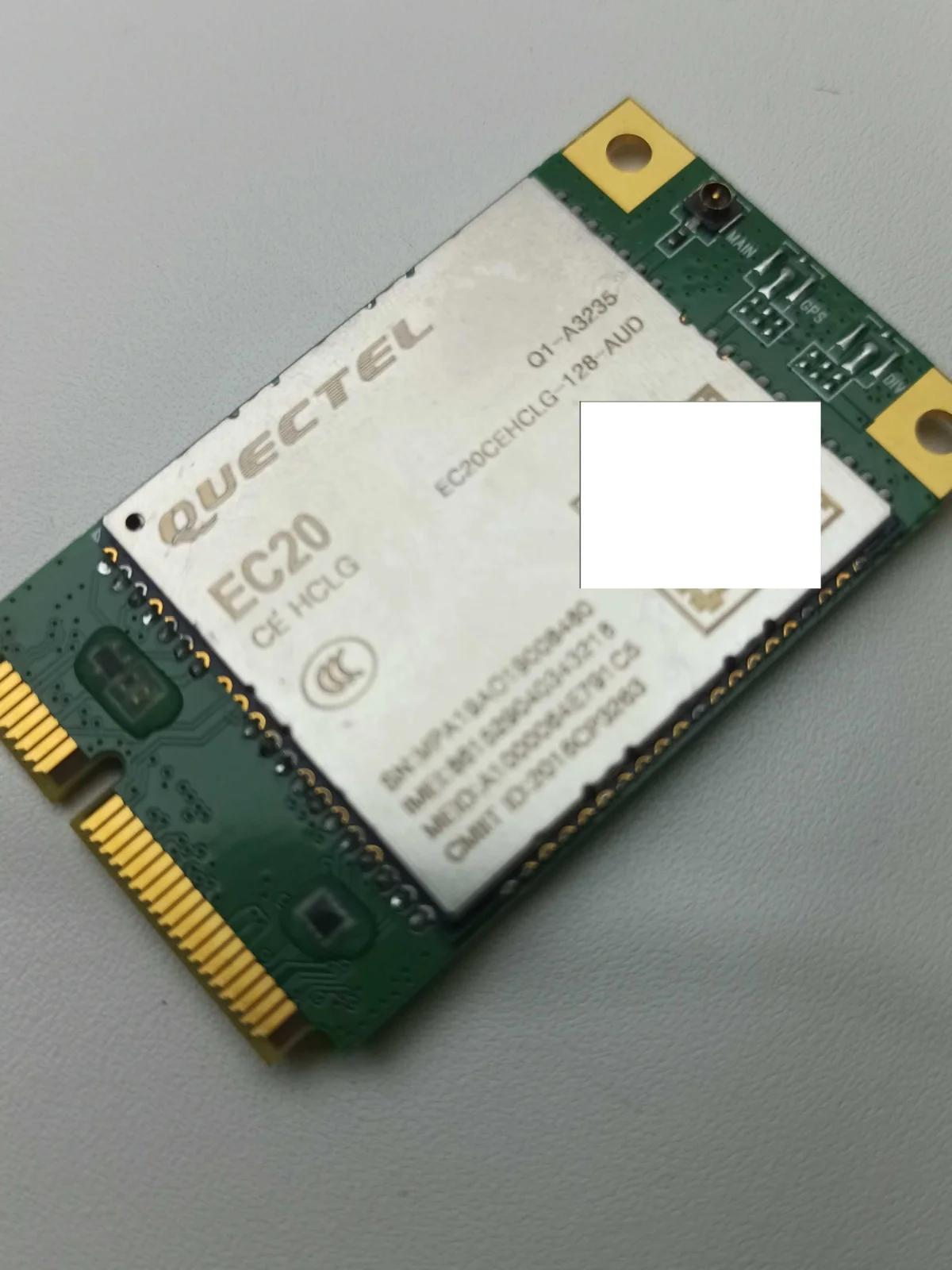 Yuanyuan QUECTEL EC20 4G full Netcom module with GPS MINI-PCIE version full Netcom version