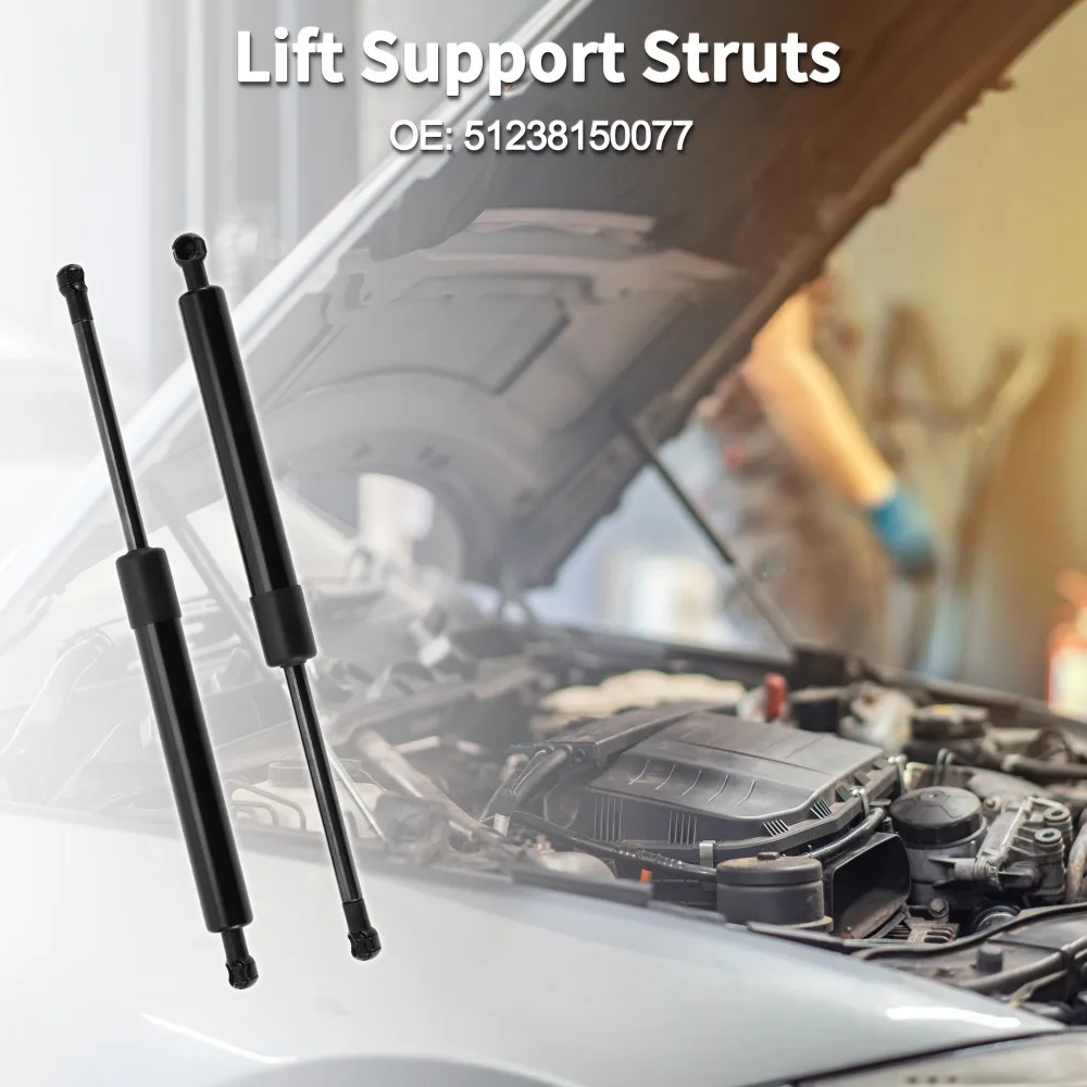 1 Pair Strut Bars for BMW E38 740i 740iL 750iL 1995 1996-2001 51238150077 Front Hood Lift Support Struts Gas Shock Damper