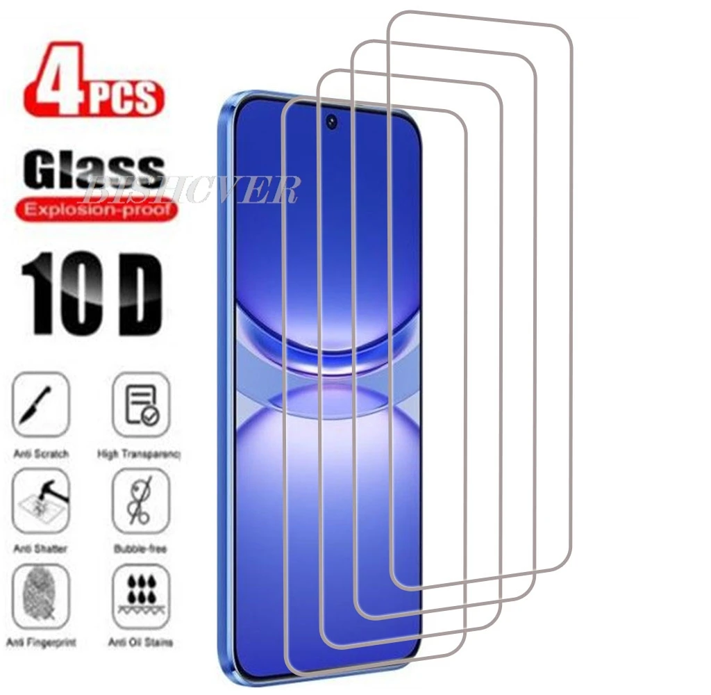 4 Stück gehärtetes Glas für Huawei Nova 12 s 6.7 "Nova 12 Lite Nova 11 11 12 Displays chutz folie Telefons chutz folie