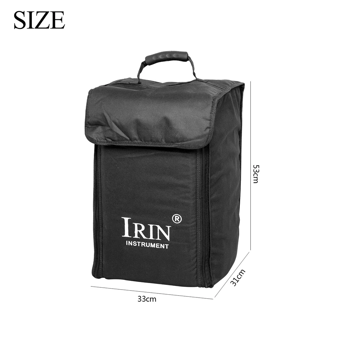 IRIN Cajon Bag Portable Box Drum Backpack Thickened 600D Oxford Cloth Drum Double Shoulder Bag Percussion Instrument Accessory