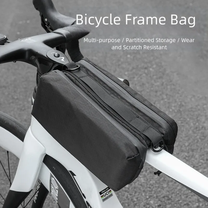 

Верхняя сумка-труба для горного велосипеда 26x17x10 см, черная быстросъемная сумка для хранения седла, сумки для велосипеда и корзины, аксессуары