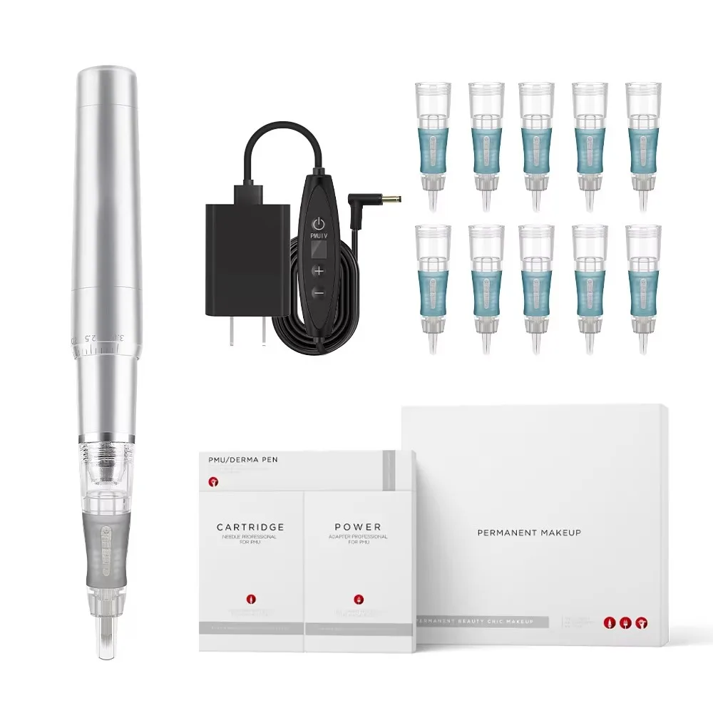 Tattoo Machnie MicroPigmentation Microblading Machine PMU Makeup Tattoo Pen for Eyeliner Lip Eyebrow Permanent Makeup
