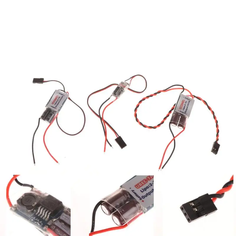 

3A 5A 7A External Voltage Regulator Anti-interference Support 2S-7S Receiver Power Supply For RC Airplane Aircraft