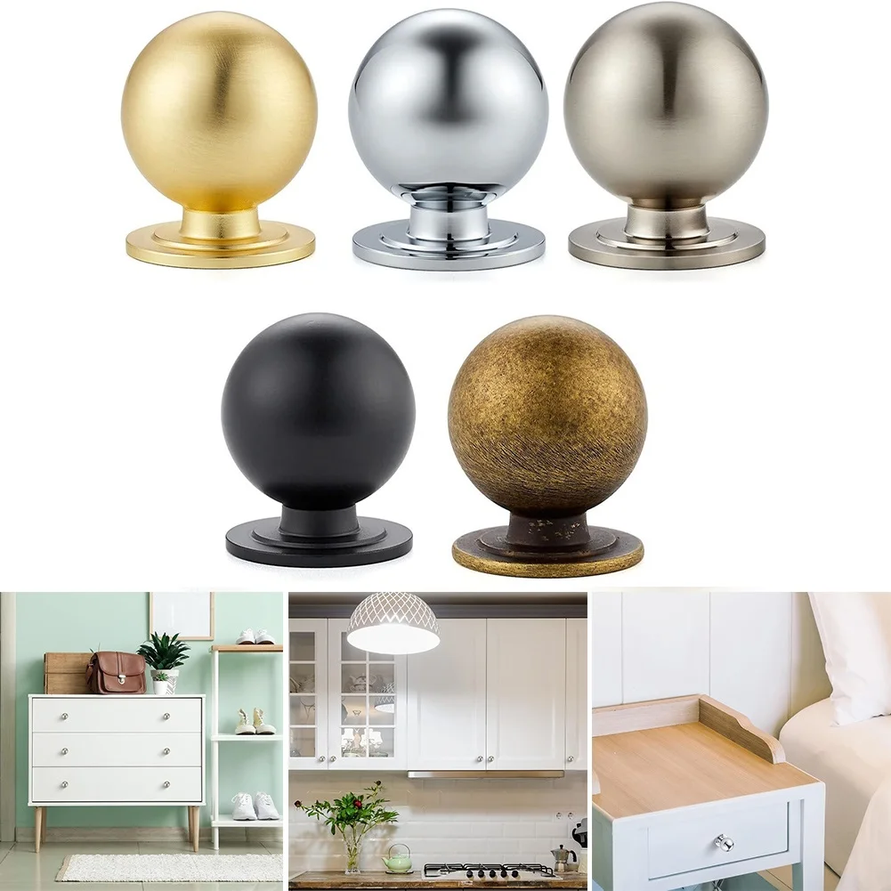

For Champagne Bronze Cabinet Knobs for Furniture with Zinc Alloy Material and Stylish Upgrade for Home Interiors