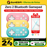 8BitDo Zero 2 Gamepads PC for Nintendo Switch Controller Gaming Controle Steam Windows 10 11 Android Raspberry Pi macOS Joystick