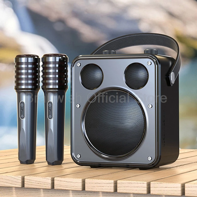 Głośnik Bluetooth 5.3 40W Przenośny Soundbox 4000mAh Głośny Głośnik z Podświetleniem RGB TF/USB/AUX Do Kina Domowego Karaoke na Zewnątrz KTV