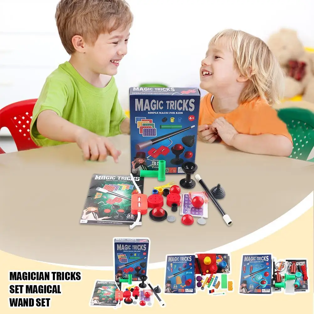 Beginner Magic Set Performance Show Children's Educational Toys With Instructions Simple Magic Props Classic Toys Gift For Kids