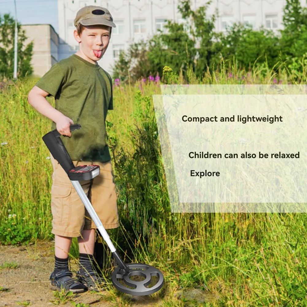 

B08B-Treasure Hunter Metal Detector Kids Beach Toys Scientific Underground Hand Held School Experiment