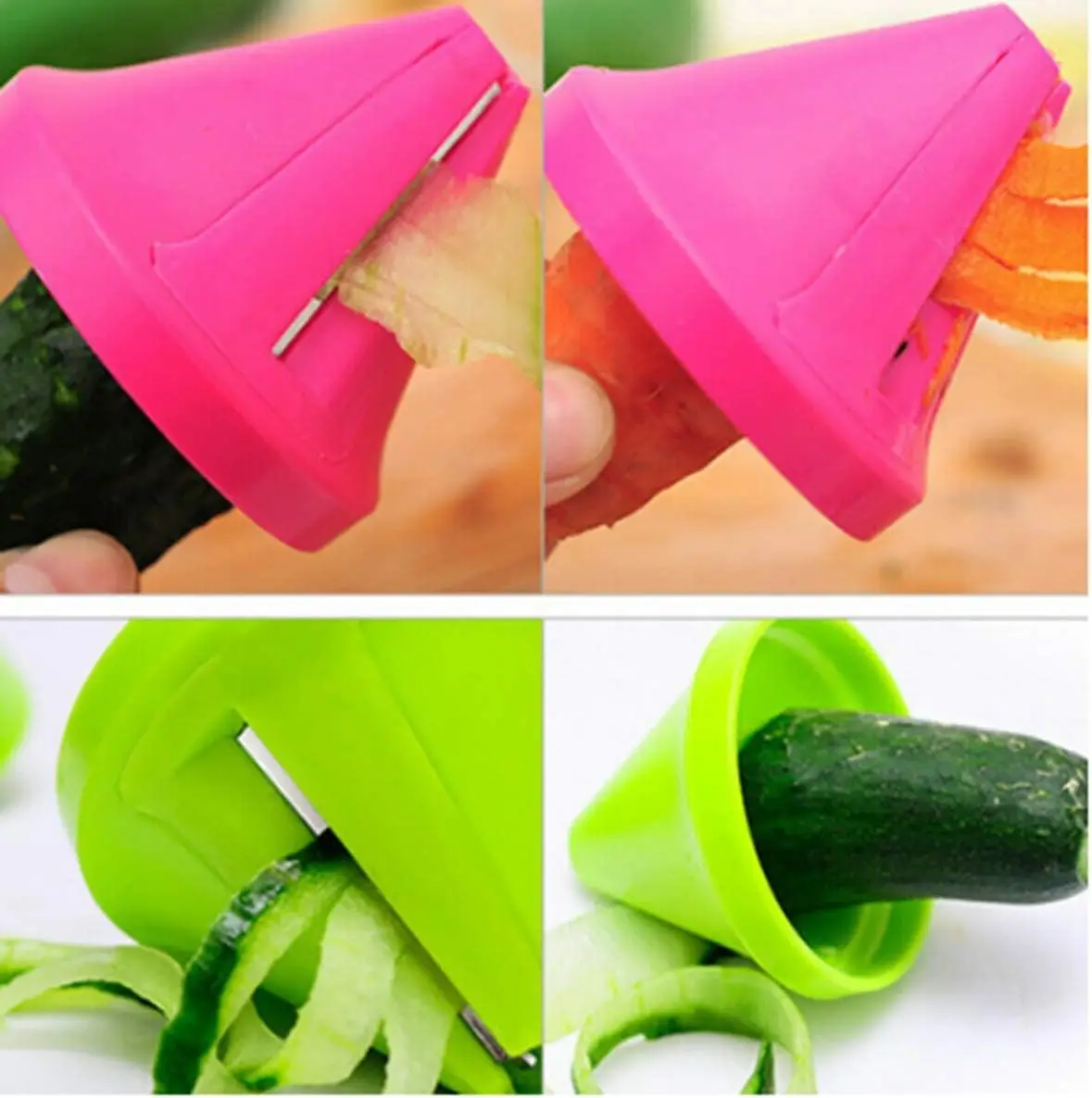 Multifunctional Shredder Creative Spiral Handheld Spiralizer Cutter Grater Slicer Cutters for Kitchen Vegetable Fruit Gadget image 5