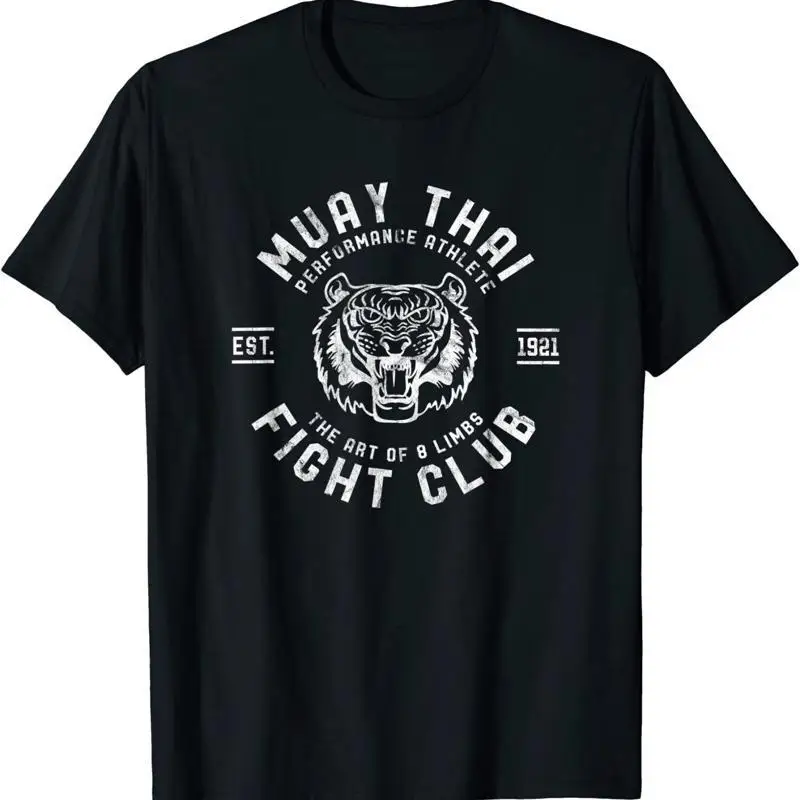 New Limited Muay Thai Fight Club Tiger Kick Boxing T Shirt