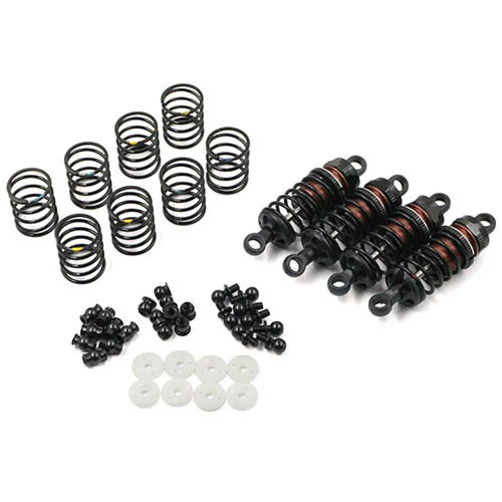 YEAH RACING ALUMINUM BIG BORE GO 55MM DAMPER SET 4PCS FOR 1/10 RC TOURING CAR #BBG-0055