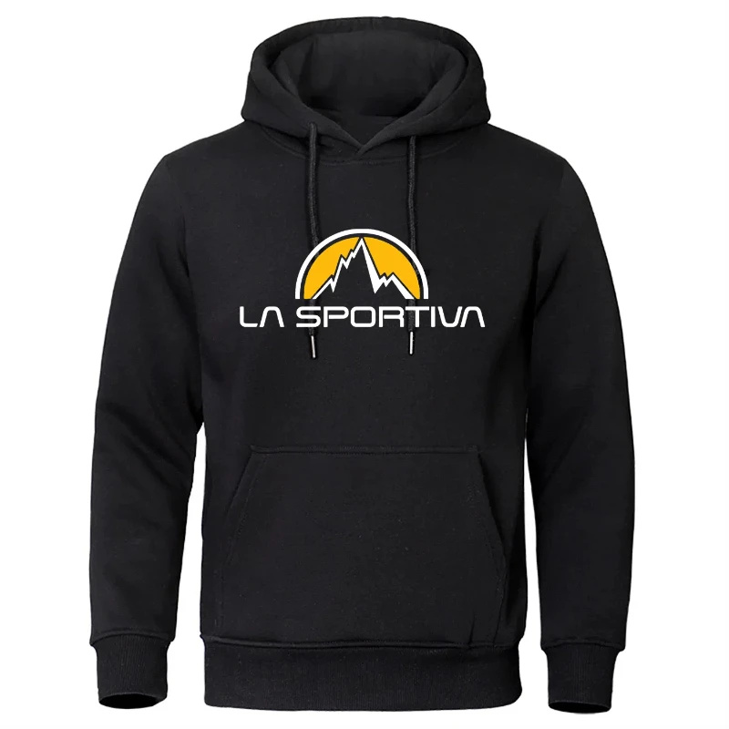 New Men's Autumn Winter La Sportiva Printed Hoodie Long Sleeve Pullovers Hoody Popular Fashion Men Women Casual Sweatshirt