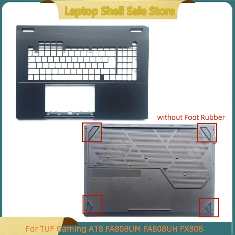 

New laptop For TUF Gaming A18 FA808UM FA808UH FX808 Upper Case Palmrest Cover C Shell/Bottom base Cover Lower Case D Shell