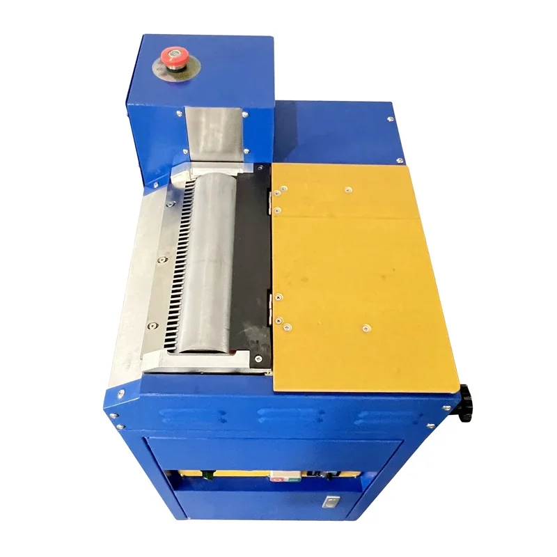 Stand Type 300mm Roller Hot Melt Glue Machine, Shoe Making Cementing Machine with Uniform Roller Coating