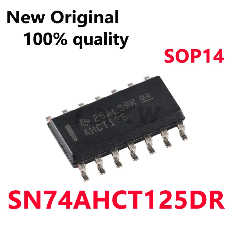 10/PCS New SN74AHCT125DR AHCT125 SOP14 Four-channel bus buffer gate chip In Stock