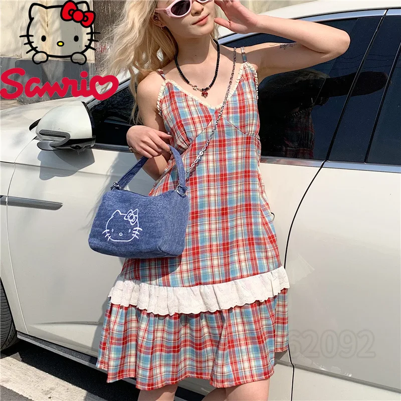  Hello Kitty New Women's Handbag Cartoon Cute Mini Women's Single Shoulder Crossbody Bag Fashion Trend Mini Women's Bag