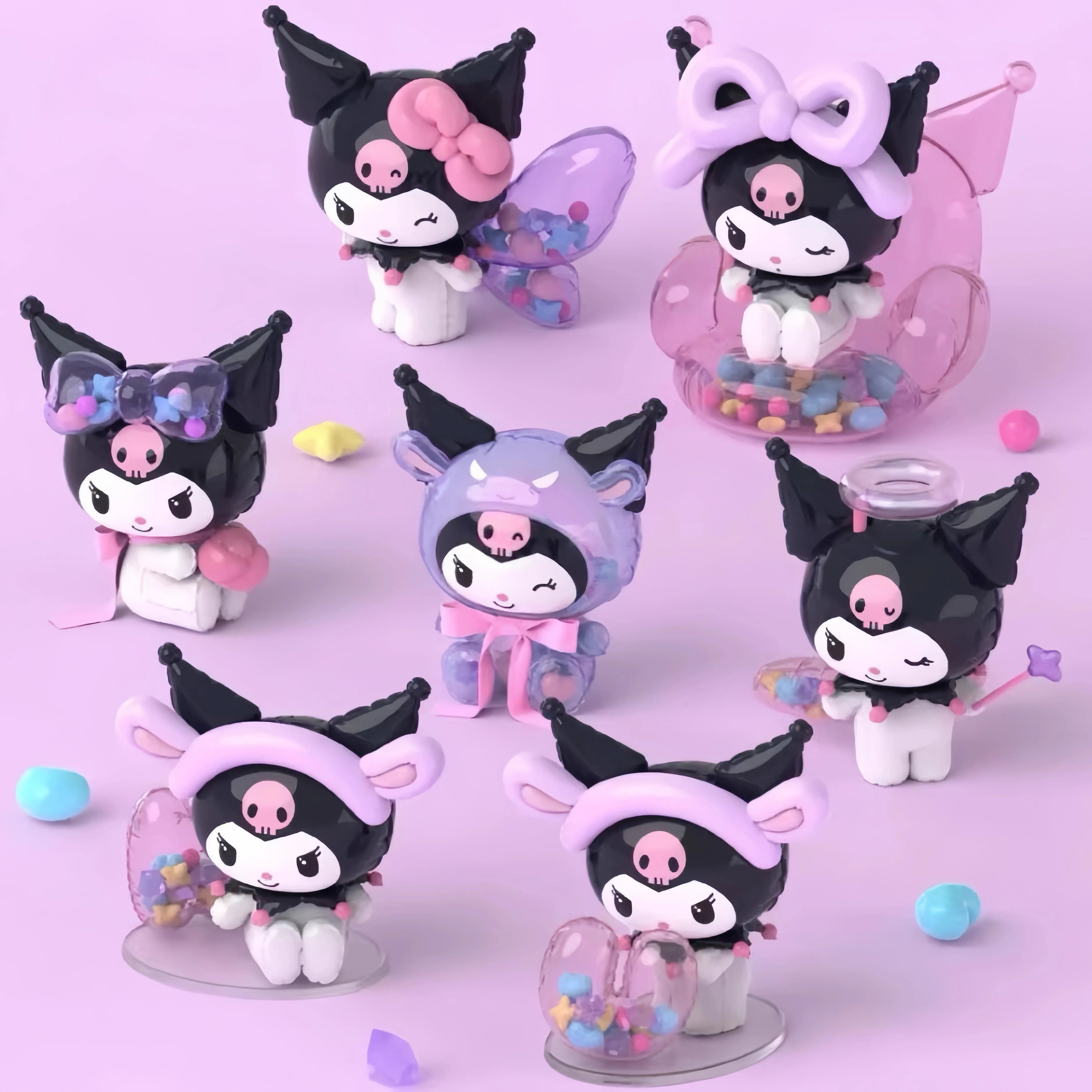 

Toptoy Sanrio Kuromi Balloon Master Series Blind Box Коллекционная кукла Модная фигурка в стиле поп-культуры Подарок для девочек Милый модный поп-музыка
