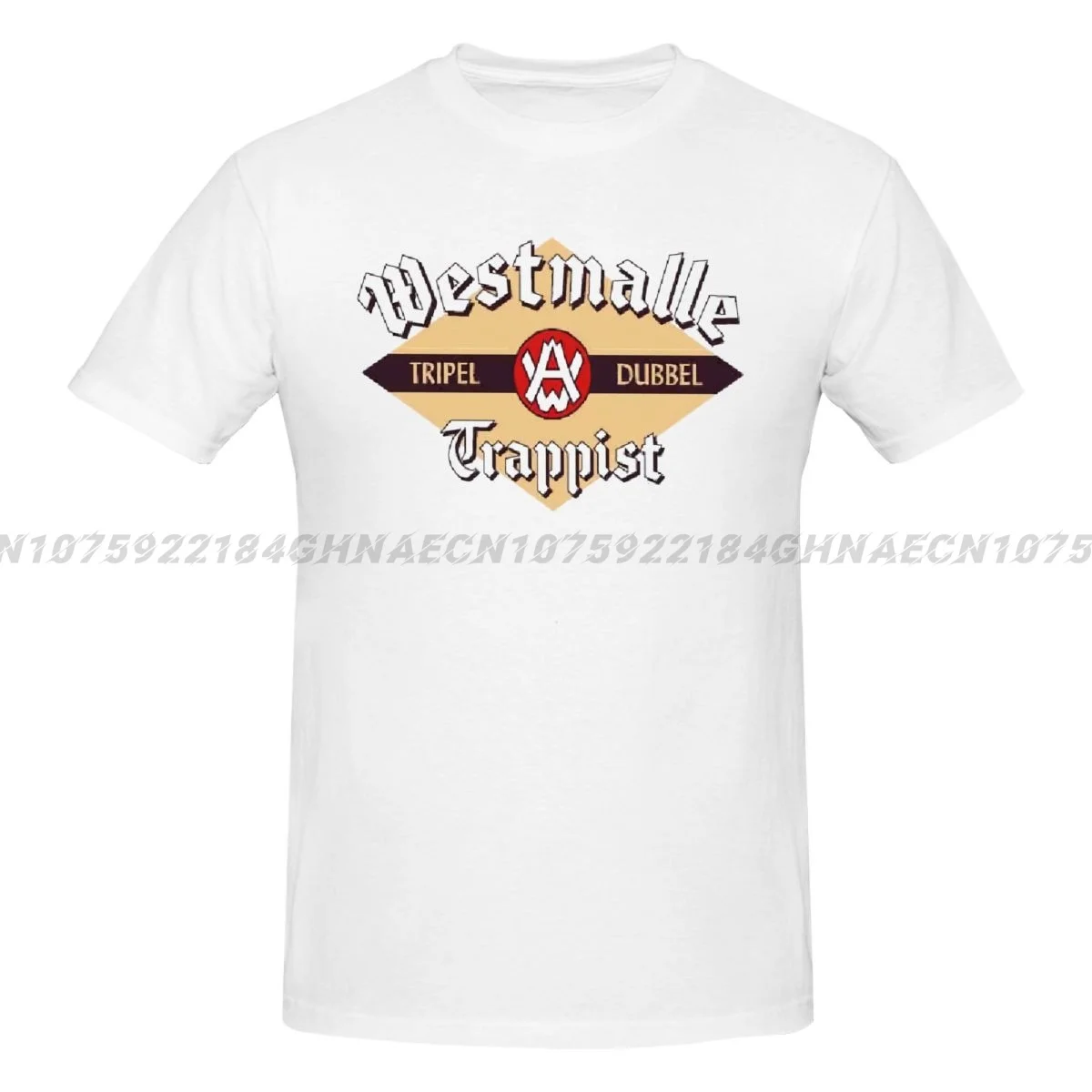 

Trappist Westmalle T Shirt For Men Summer Cotton Tops Solid Colors Print Tshirts Solid Colors Blank Tshirts Clothing Plus Size