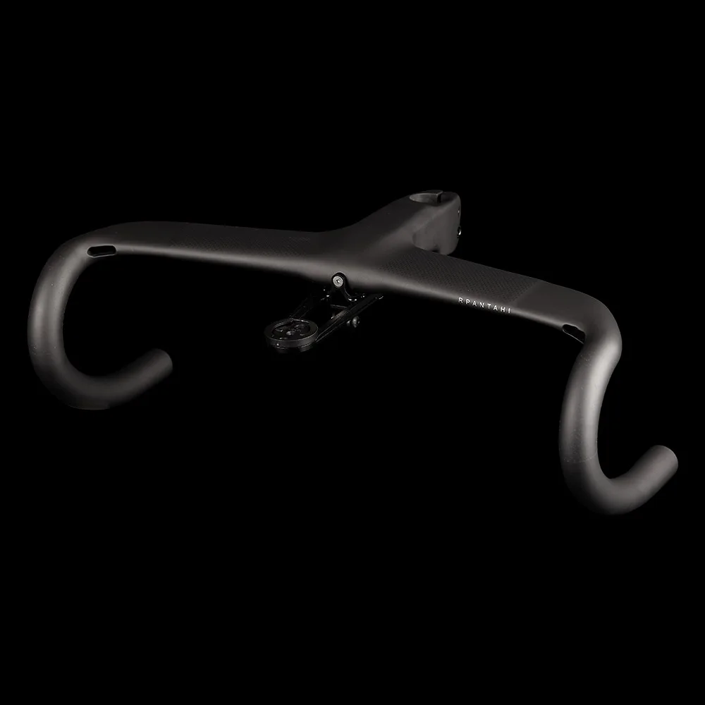 Gravel Carbon Lenker -10 ° Integrierter Cockpit-IC-Lenker mit Schaft 28,6 mm internes Kabel, reduziert gebogene Drop-Bar 360–440 mm – Detail 17