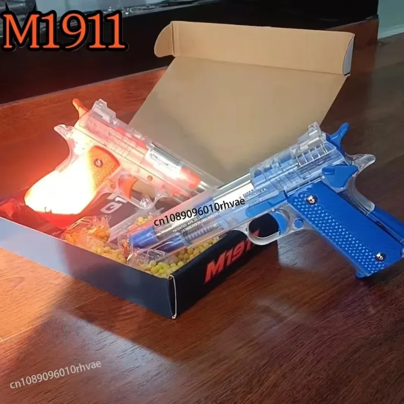 M1911 Toy Blaster Empty Chamber Hanging Toy Quick Take Apart Manual Boy BB Bullet Kids Lower Magazine new2026