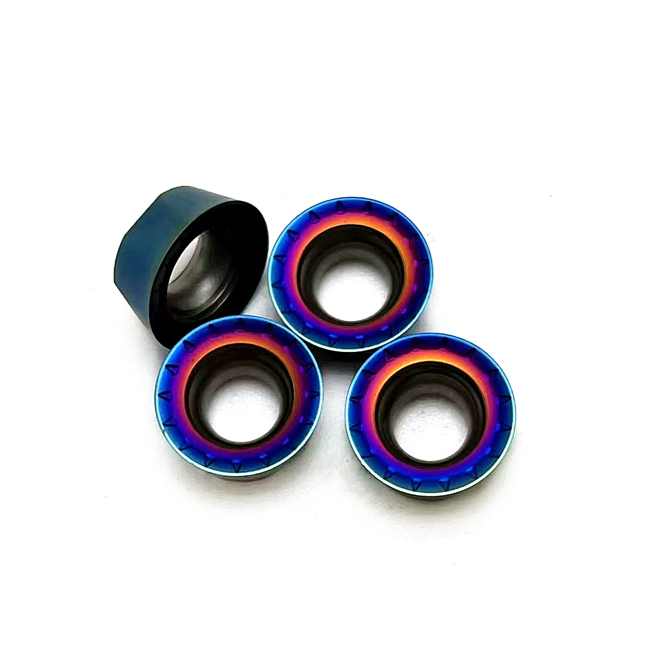 Nano Blue 10Pcs RPMT1204 RPMT10T3 MOE KT7030 CNC การประมวลผลโลหะเครื่องมือกลึงมิลลิ่งแทรกสามารถจัดทำดัชนีเครื่องกลึง
