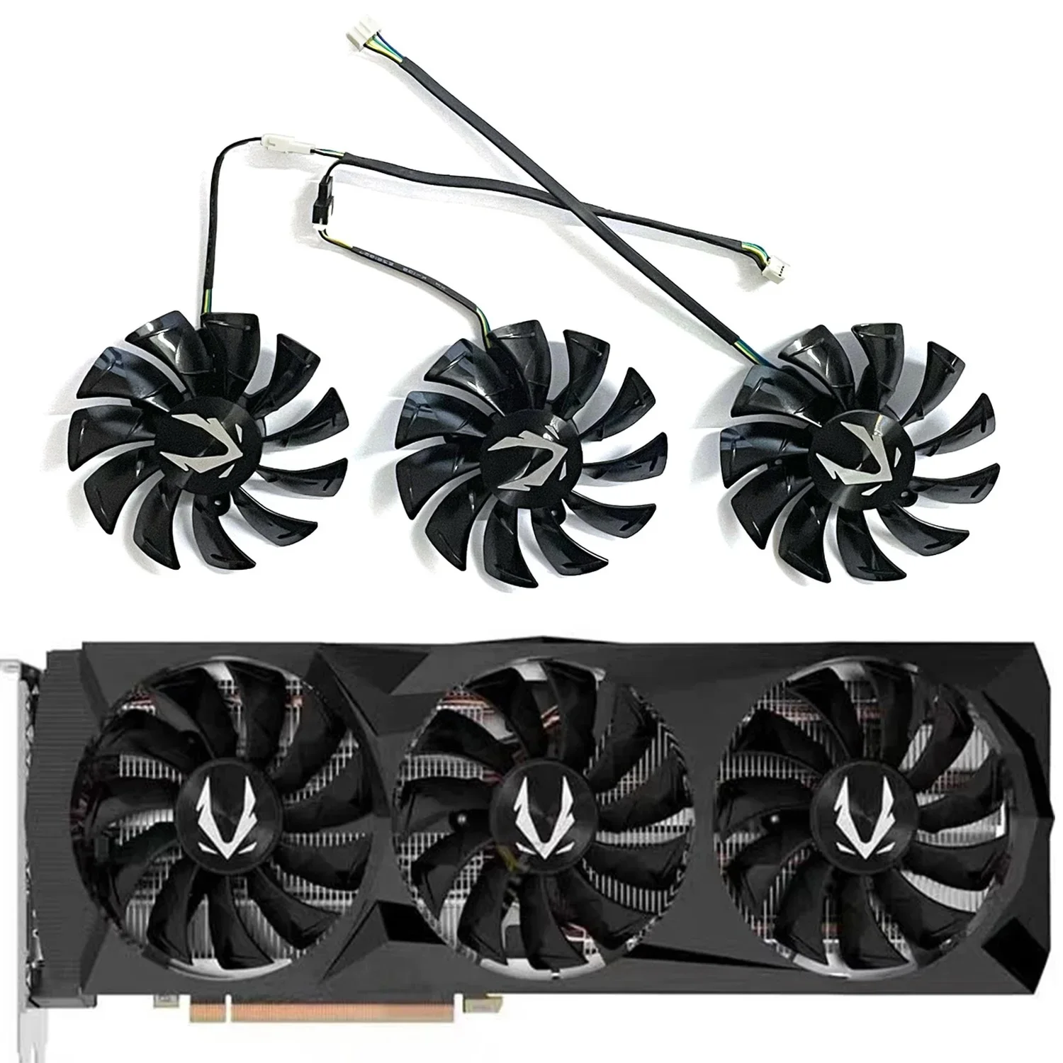 

New 12V 87MM RTX2080 2080Ti Graphics Card Cooling Fan GA92S2U 0.46A 4PIN For ZOTAC GeForce RTX 2080 Ti AMP Edition Cooler Fan