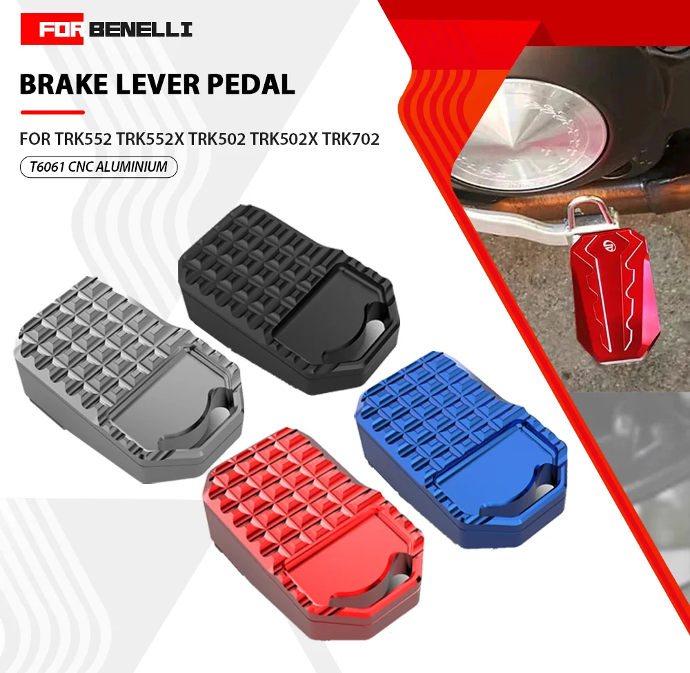 

Moto FOR Benelli TRK552 TRK552X TRK502 TRK502X TRK702 TRK702X TRK251 Brake Lever Extension Pedal Step Tip Plate Enlarge Extender