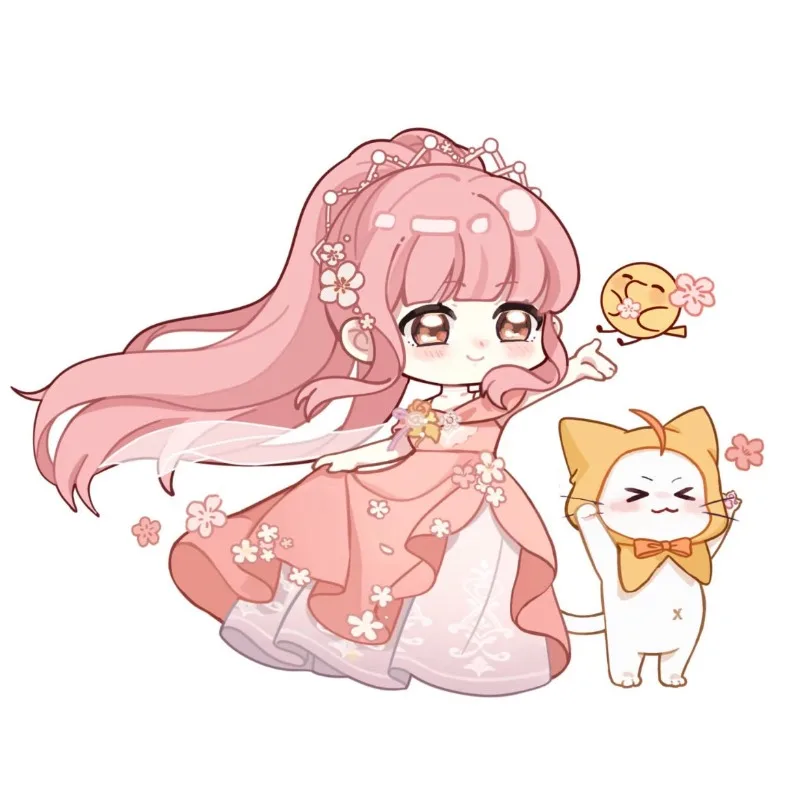 

Miracle Nikki peripheral acrylic stand toys model kawaii figurine desk ornament gift decoration Ins graduation season accessory