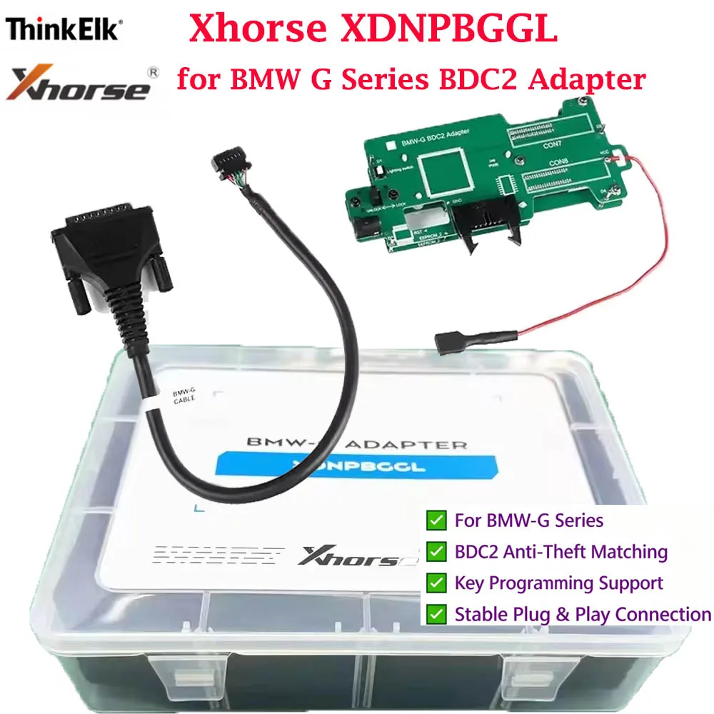 Original Xhorse XDNPBGGL Adapter  FOR BMW-G BDC2 Adapter With License Support BDC2 Anti-Theft Matching & Key Programming Stable