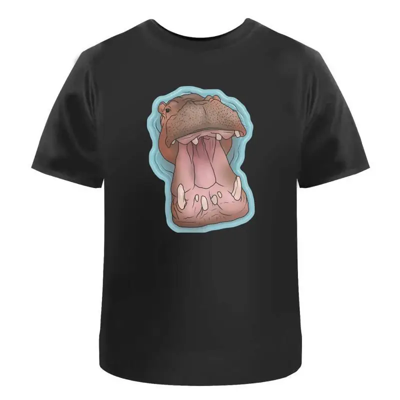 

Hippo In Water' Cotton T Shirt Ta034927