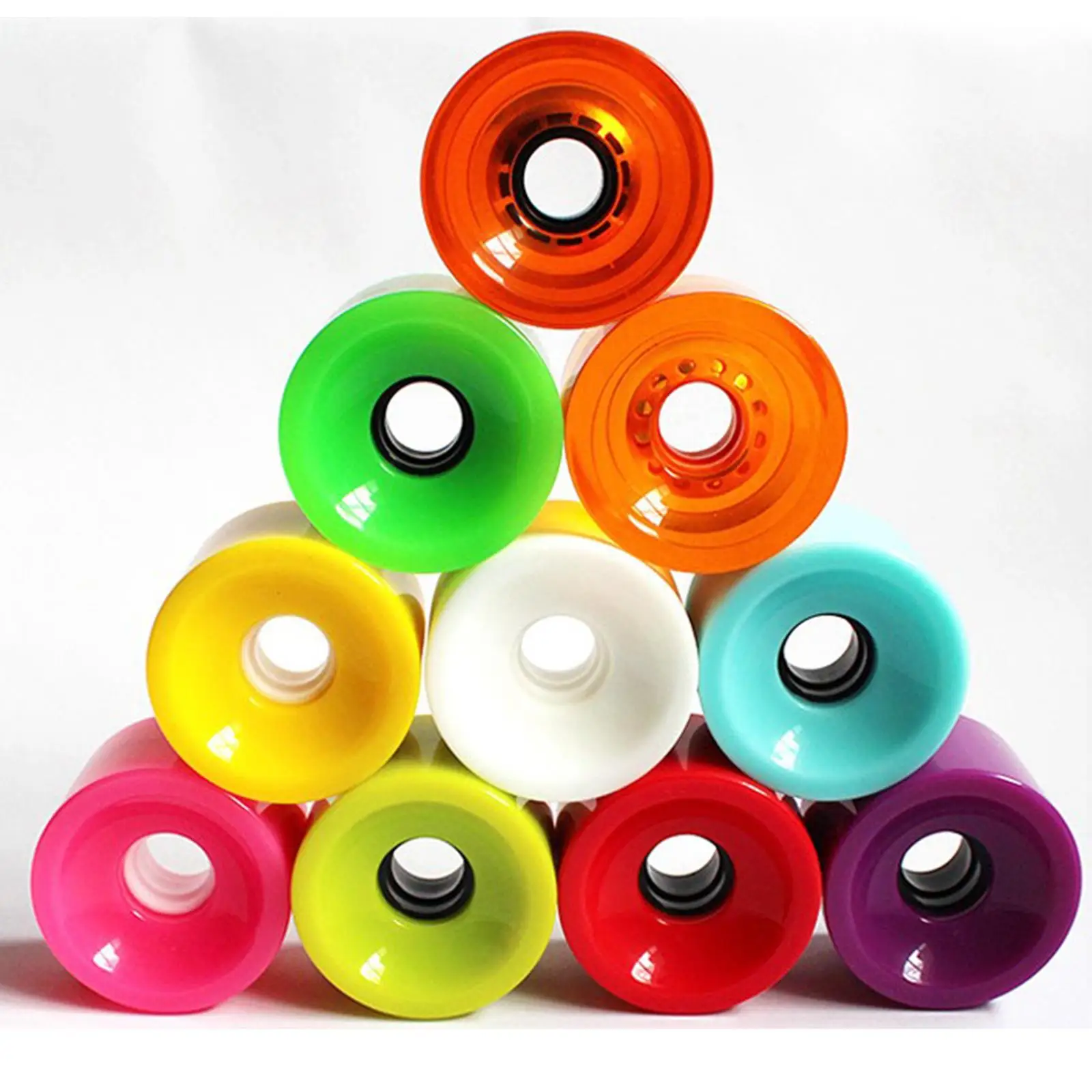 ソフト78a-puロングボードホイール-abec-9ベアリングカバーローラーパーツ-スケートボード修理・メンテナンス用